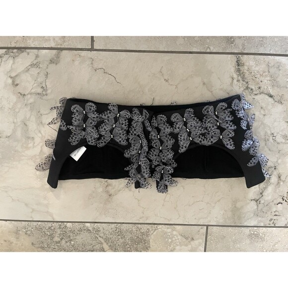 Butterfly Fly Away Cropped Corset EUC - Picture 9 of 11